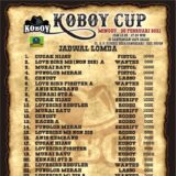 Jadwal Lomba Burung Koboy Cup